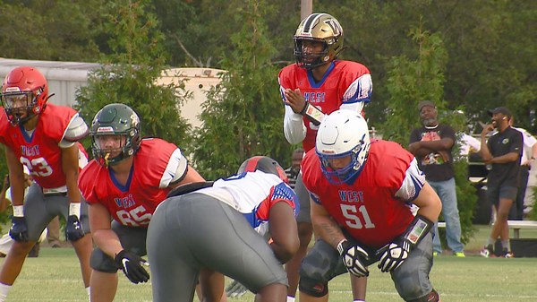 First Half Highlights from East-West All-Star Football Game