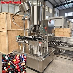 [Hot Item] Automatic Food Cooking Edible Olive Oil Aluminum Screw Capping Machinery Ropp Capper