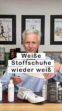 Wie bekomme ich Stoffschuhe wieder weiß?
