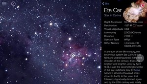 Interaktive Sternenkarte