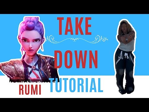 Take Down Rumi’s Part* EASY DANCE TUTORIAL (beginner friendly)