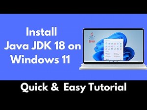 How to Install Java JDK 18 on Windows 11 | Download and Install Java 18 in Windows 11