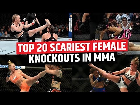 Top 20 Scariest female knockouts in mma | Brutal women fight compilation