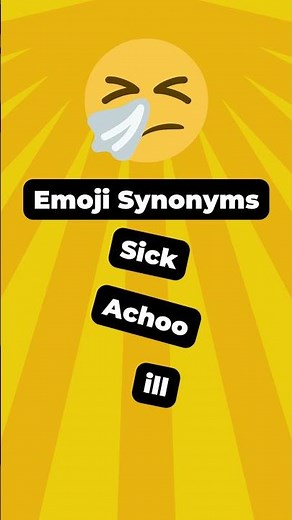 Emoji Vocabulary: 🤧 Sneezing Face Synonyms