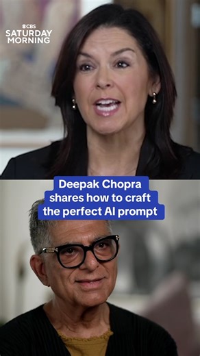 21K views · 67 reactions | Wellness icon #DeepakChopra is leaning into artificial intelligence to find peace. In his new book, "Digital Dharma," he explores how AI can elevate your well-being. He sat down with Meg Oliver for his first network interview about it. | CBS Mornings | Facebook