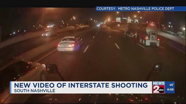 New video released of I-40 shooting as detectives searching for suspect