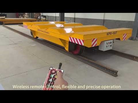 Battery Driven Rail Coil Transfer Cart 55T