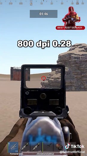 Best rust sens.. #rust #sensitivity #dpi | rust