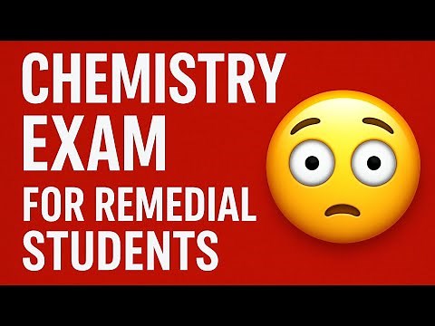 Remedial 2016 Final Exam Questions & Answers | Must-See for Success! #education #chemistry #remedial