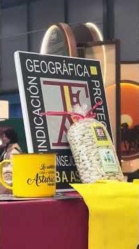 Momento de la presentación de Faba Asturiana en el stand Manjares de Asturias.