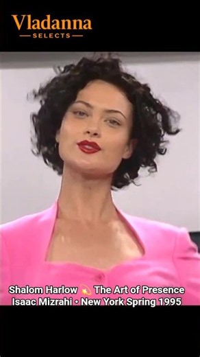 Charismatic Supermodel Shalom Harlow's Runway Outfit Change ✨ Isaac Mizrahi Fashion History NY 1995