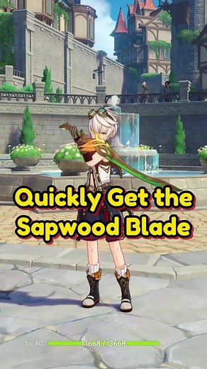 How to Get the Free Sapwood Blade in Genshin Impact