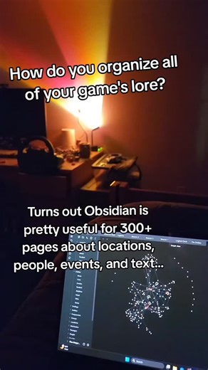 ChillCash on Instagram: "I really recommend using Obsidian for game development and worldbuilding! Its also great for students! #obsidian #worldbuilding #notebook #gamedesign #reels"