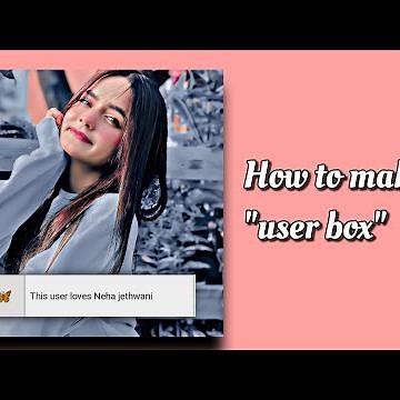 How to make "This user box" tutorial