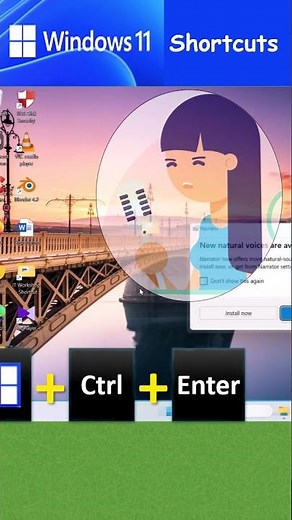 How to Open the Narrator using Shortcut Keys in Windows 11