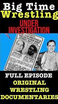 PROMOTER UNDER INVESTIGATION BIG TIME WRESTLING Big-Time Wrestling NWA San Francisco