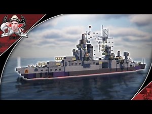 Minecraft: WW2 USS Indianapolis (CA-35) | Portland-Class Heavy Cruiser Tutorial