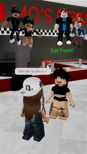 Slender or Bacon? Pt. 5 #roblox #brookhaven #shorts