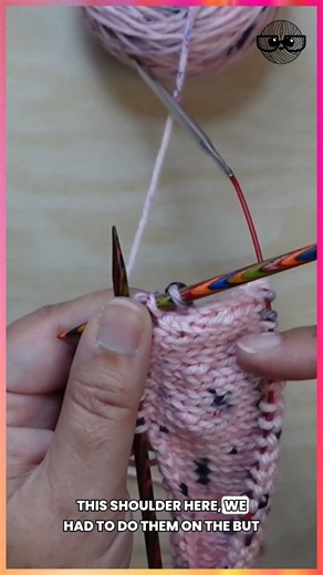 Short Row Shoulder Shaping Demo