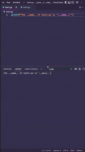 What Does __name__ == "__main__" Mean in Python? #coding #programming #python