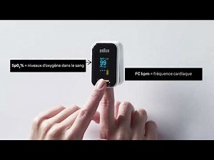 Oxymètre de pouls Braun - Contrôlez votre santé
