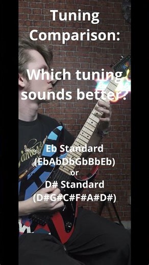 Let's do a cheeky comparison: E flat standard or D sharp standard? Which do YOU think sounds better?