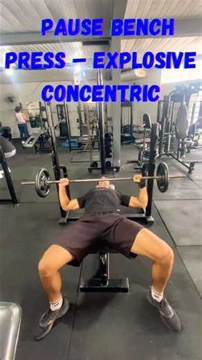 Pause Bench Press-Explosive Concentric