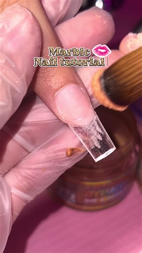 Cute Marble Nail Designs Tutorial for Beginners