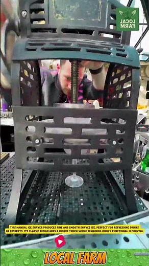 This Manual Ice Shaver Produces Fine and Smooth Shaved Ice – Perfect for Refreshing Drinks