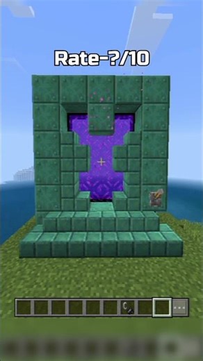 Crazy Creeper Portal 🤯 #shorts #minecraft