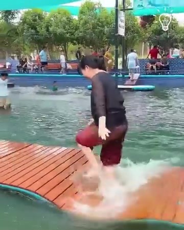 Little girl running on water raft! | Anime Pause | Facebook