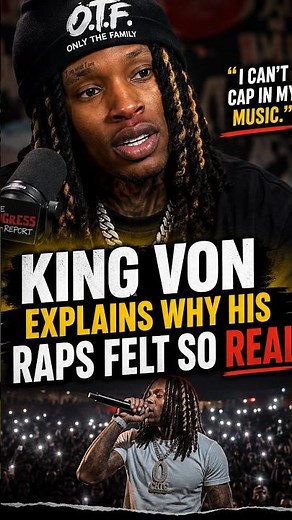 King Von Reveals What Made His Music Different 👀 #kingbeef #hiphop #americanrapper