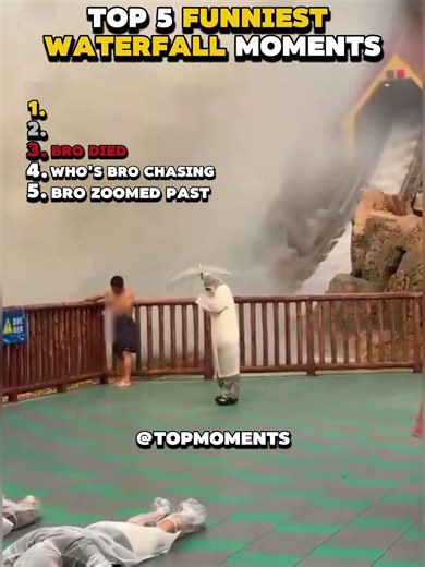 Top 5 funniest waterfall moments