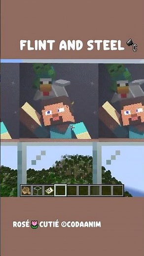 I Made a Flint & Steel Chicken Jockey Song in Minecraft 🐔🔥