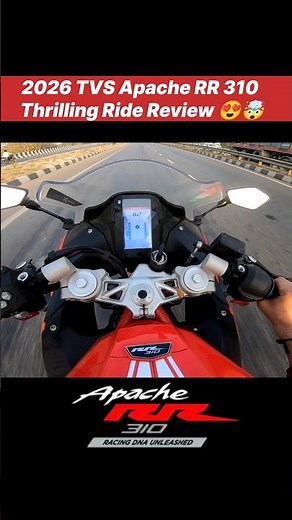 2026 TVS Apache RR 310 Thrilling Ride Review 🔥🤯 #shorts #rr310