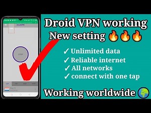 Droid VPN settings for fast internet and easy connection