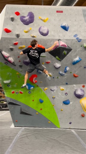 Colin Duffy | p = mv #bouldering #climbing #dyno #momentum #coordination #movement #parkour @evolv_worldwide @frictionlabs | Instagram
