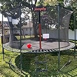 Amazon.com : jumpfly 10/12/14FT Trampoline Net(Net Only),Trampoline Replacement Safety Enclosure,Fit for 8/6 Poles Round Frame Trampoline,Breathable&Weather-Resistant Trampoline Accessories with Adjustable Straps : Sports & Outdoors