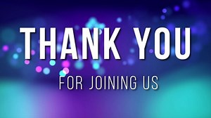 Thank You Joining Us Background Stock Footage Video (100% Royalty-free) 1070093431 | Shutterstock