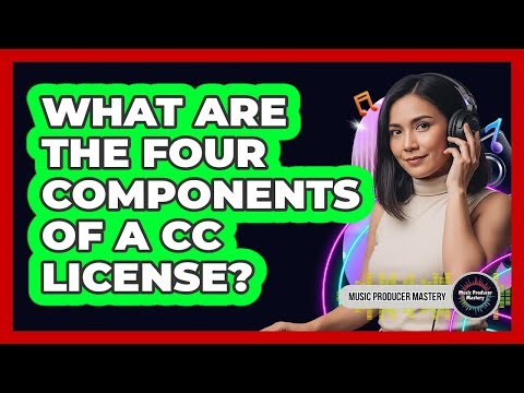 What are the four components of a CC license?