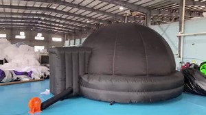 Portable Inflatable Planetarium Dome Tent Inflatable Projection Tent with Air Blower and Seperate PVC Mat for Education Platform, Schools, Museums, Science Centers Events