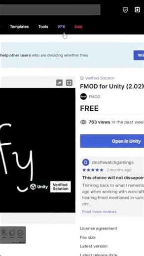 Adding FMOD to Unity #sounddesign #sounddesigner #audio #gamedev #unity