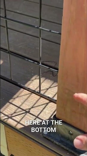 DIY Hog Wire Fence: Solid, Stable & Surprisingly Easy! #shorts