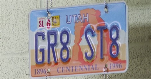 Three Utah license plates make national top ten list