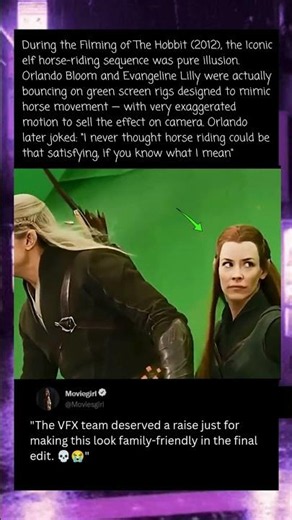 When Filming The Hobbit (2012), Evangeline Lilly wasn’t ready for this