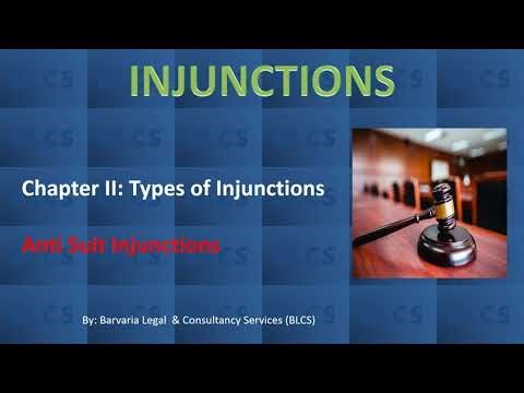 Injunction II Anti Suit Injunction