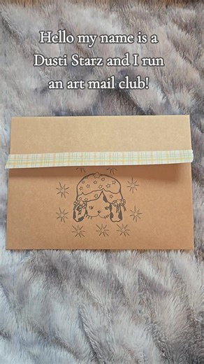 Art Mail Club: Besties and Cosmos Theme