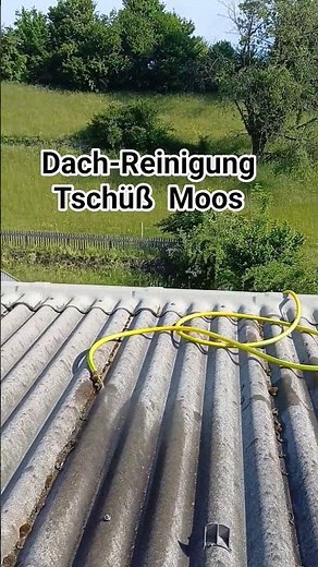 Weg mit dem Moos auf... #reinigung #putzen #roofcleaning