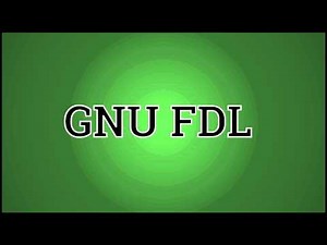 What GNU FDL Means