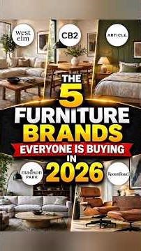 Which 5 Furniture Brands Actually Control the Market #thefives #furniture #trending